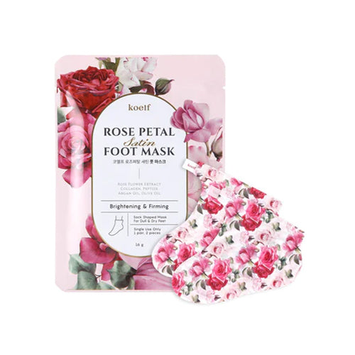 [KOELF] Rose Petal Foot Mask (1 Pair)